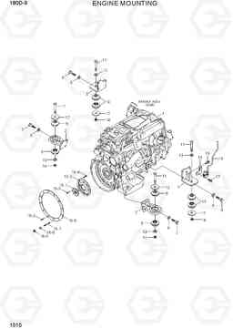 1010 ENGINE MOUNTING 180D-9, Hyundai