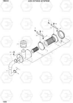 1020 AIR INTAKE SYSTEM 180D-9, Hyundai