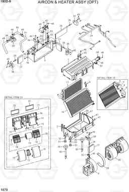 1070 AIRCON & HEATER ASSY (OPT) 180D-9, Hyundai