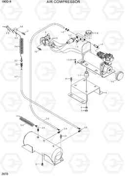 2070 AIR COMPRESSOR 180D-9, Hyundai