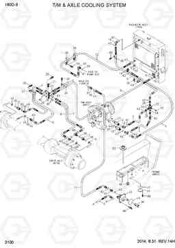 3100 T/M & AXLE COOLING SYSTEM 180D-9, Hyundai