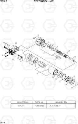 3510 STEERING UNIT 180D-9, Hyundai