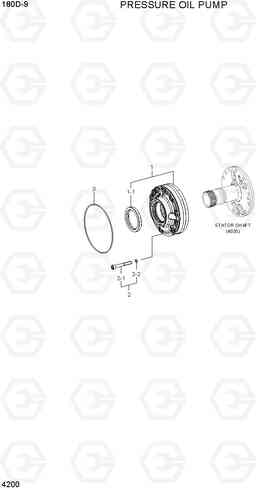 4200 PRESSURE OIL PUMP 180D-9, Hyundai