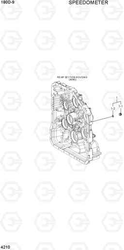 4210 SPEEDOMETER 180D-9, Hyundai