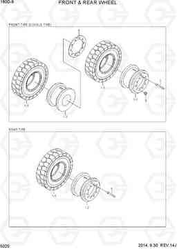 5020 FRONT & REAR WHEEL 180D-9, Hyundai