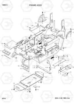 6010 FRAME ASSY 180D-9, Hyundai