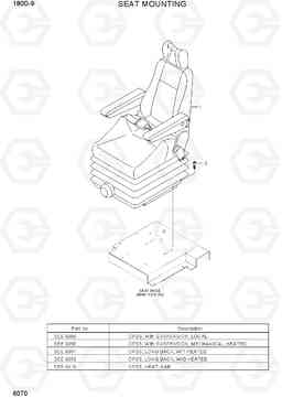 6070 SEAT MOUNTING 180D-9, Hyundai