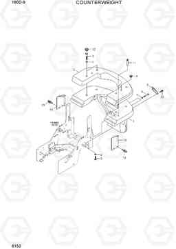 6150 COUNTERWEIGHT 180D-9, Hyundai