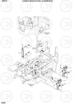 6200 CABIN MOUNTING (CARRIER) 180D-9, Hyundai