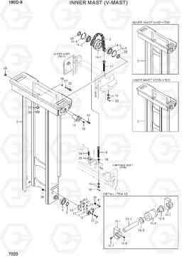 7020 INNER MAST (V-MAST) 180D-9, Hyundai