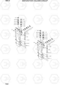 7340 SEPARATOR HOLDER GROUP 180D-9, Hyundai