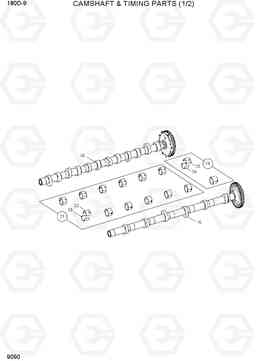 9090 CAMSHAFT AND TIMING PARTS (1/2) 180D-9, Hyundai