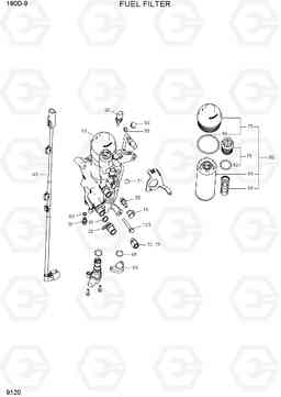 9120 FUEL FILTER 180D-9, Hyundai