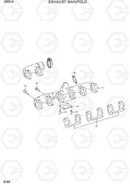 9160 EXHAUST MANIFOLD 180D-9, Hyundai