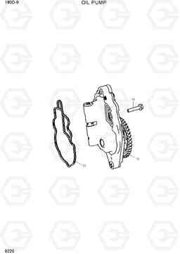 9220 OIL PUMP 180D-9, Hyundai