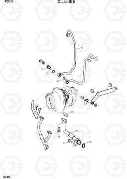 9240 OIL LINES 180D-9, Hyundai