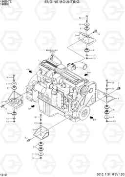 1010 ENGINE MOUNTING 180D-7E, Hyundai