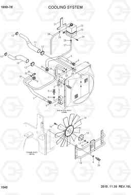 1040 COOLING SYSTEM 180D-7E, Hyundai