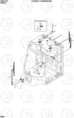 2060 CABIN HARNESS 180D-7E, Hyundai