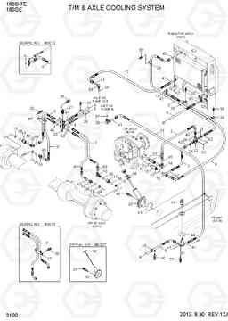 3100 T/M & AXLE COOLING SYSTEM 180D-7E, Hyundai