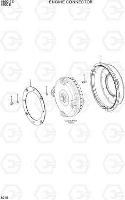 4010 ENGINE CONNECTOR 180D-7E, Hyundai