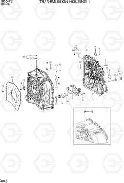 4040 TRANSMISSION HOUSING 1 180D-7E, Hyundai