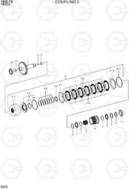 4070 COUPLING 2 180D-7E, Hyundai