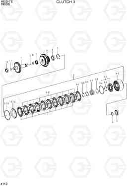 4110 CLUTCH 3 180D-7E, Hyundai