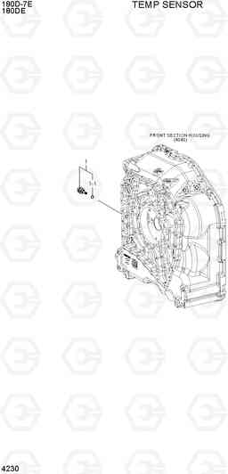 4230 TEMP SENSOR 180D-7E, Hyundai