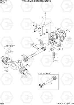 4300 TRANSMISSION MOUNTING 180D-7E, Hyundai