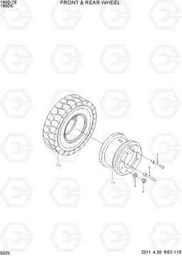 5020 FRONT & REAR WHEEL 180D-7E, Hyundai