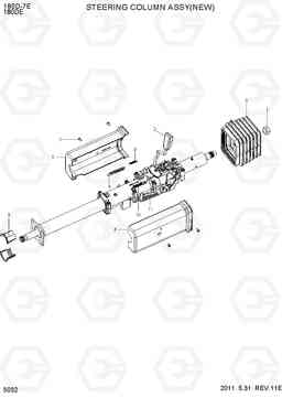 5032 STEERING COLUMN ASSY(NEW) 180D-7E, Hyundai