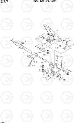 5040 INCHING LINKAGE 180D-7E, Hyundai