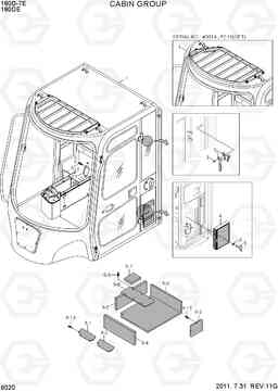 6020 CABIN GROUP 180D-7E, Hyundai