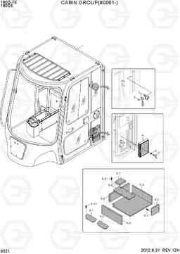 6021 CABIN GROUP 180D-7E, Hyundai