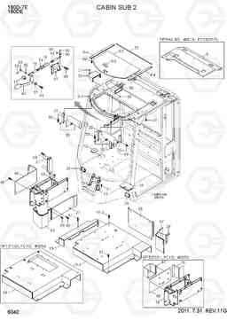 6040 CABIN SUB 2 180D-7E, Hyundai