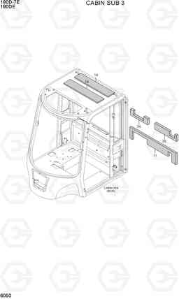 6050 CABIN SUB 3 180D-7E, Hyundai