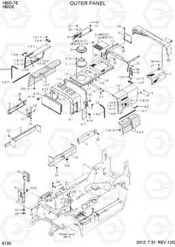 6130 OUTER PANEL 180D-7E, Hyundai