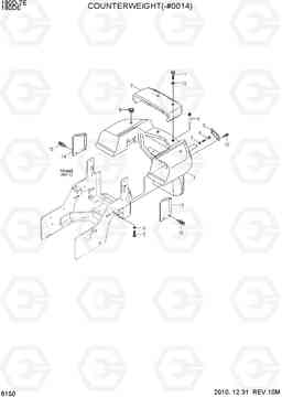 6150 COUNTERWEIGHT(-#0014) 180D-7E, Hyundai