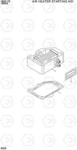 9020 AIR HEATER STARTING AID 180D-7E, Hyundai