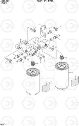 9220 FUEL FILTER 180D-7E, Hyundai