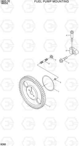 9260 FUEL PUMP MOUNTING 180D-7E, Hyundai