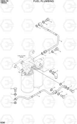 9290 FUEL PLUMBING 180D-7E, Hyundai