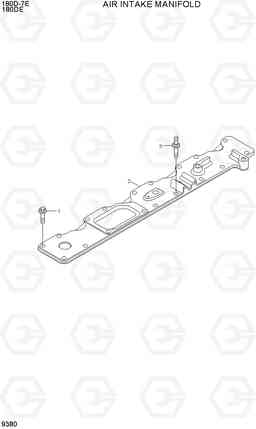 9380 AIR INTAKE MANIFOLD 180D-7E, Hyundai