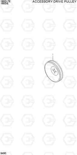 9490 ACCESSROY DRIVE PULLEY 180D-7E, Hyundai