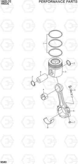 9580 PERFORMANCE PARTS 180D-7E, Hyundai