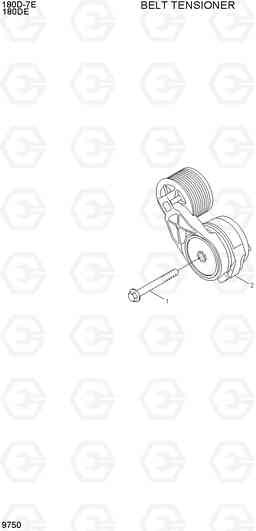 9750 BELT TENSIONER 180D-7E, Hyundai