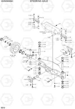 5010 STEERING AXLE 20/25/30/32BC-7, Hyundai