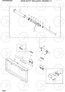 7540 SIDE SHIFT (BOLZONI, 20/25BC-7) 20/25/30/32BC-7, Hyundai