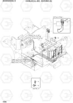 1035 CABLE(UL-EE,30/32BC-9) 20/25/30/32BC-9, Hyundai